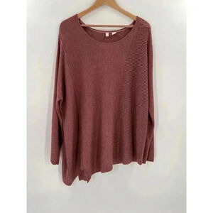Women's Crew Neck Sweater - Rose